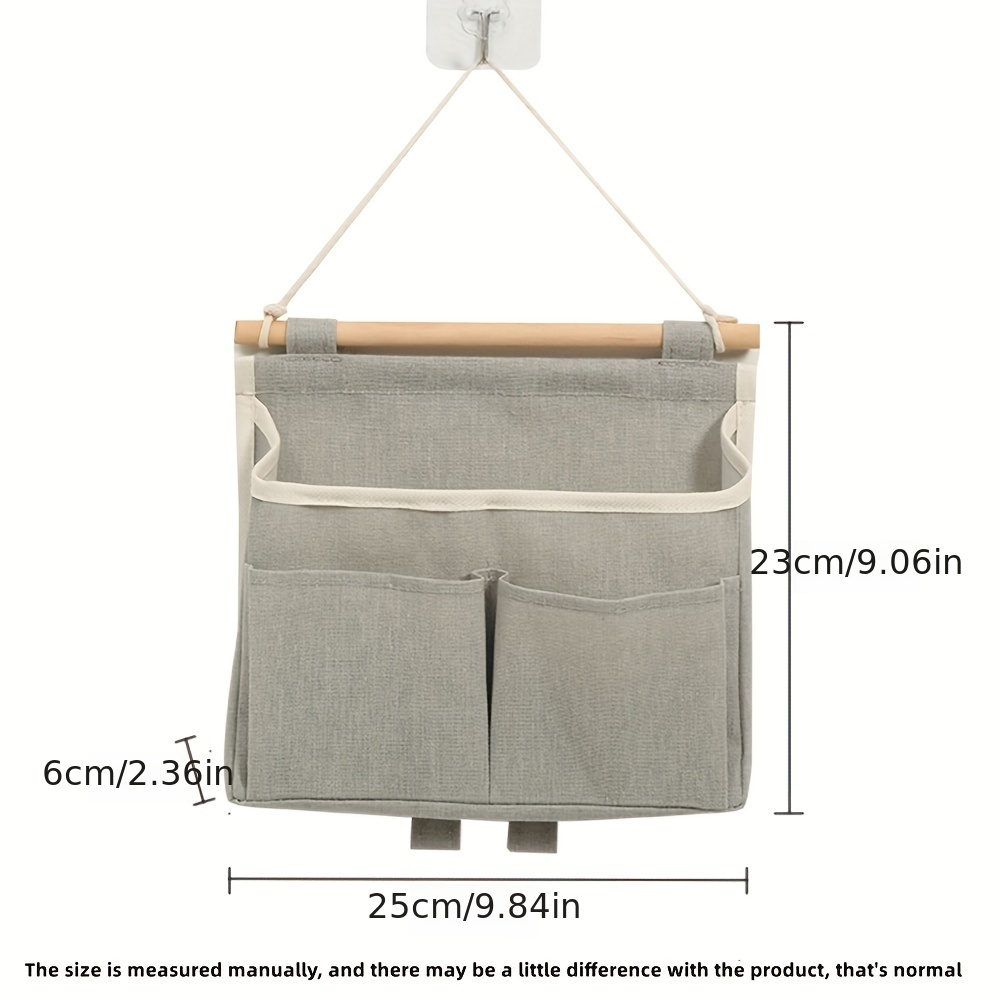   your home storage with this 1pc wall mounted   cotton hanging bag   kitchen toilet behind the door more details 1