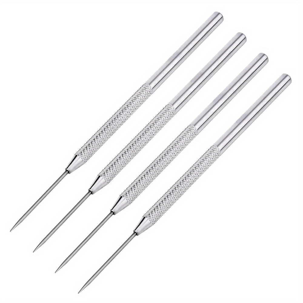 4pcs Aluminum Rod Needle Clay Tool, Soft Pottery Tool Ceramic Tool Sculpture Detail Needle