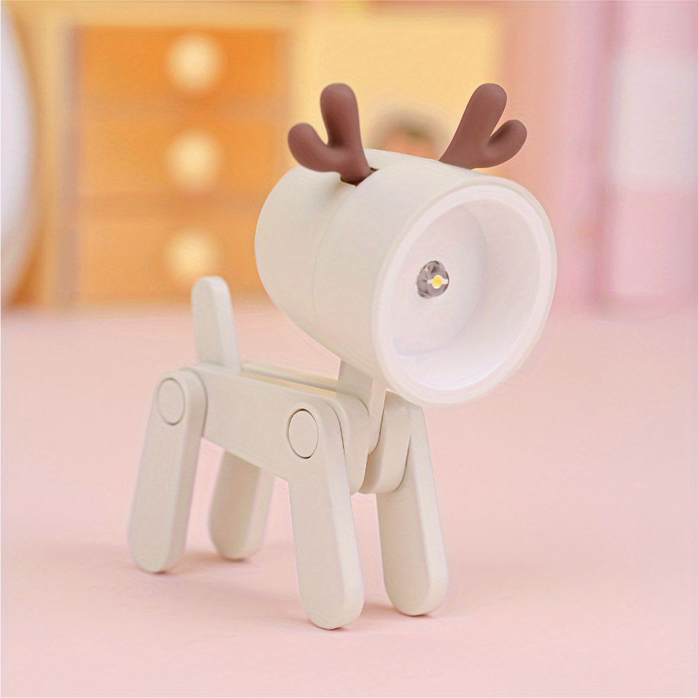 Acheter Dessin animé veilleuse enfant lampe Mini cerf LED lampes de bureau  mignon bricolage Portable avec téléphone réglable