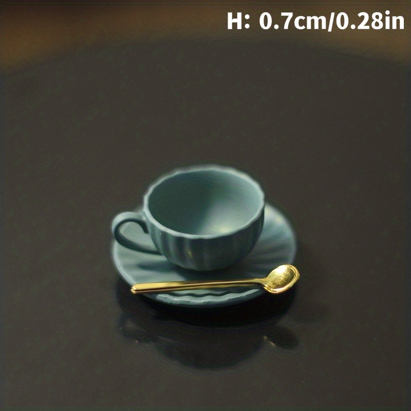 5pcs Cute Mini 1:12 Scale Model Dollhouse Miniature Coffee Cup