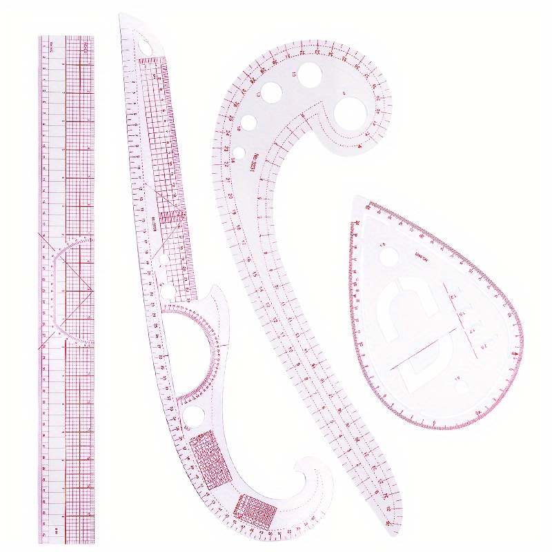 Mini French Curve Ruler Sewing Ruler Tailor Seamstress Tool Gift Measuring  30cm