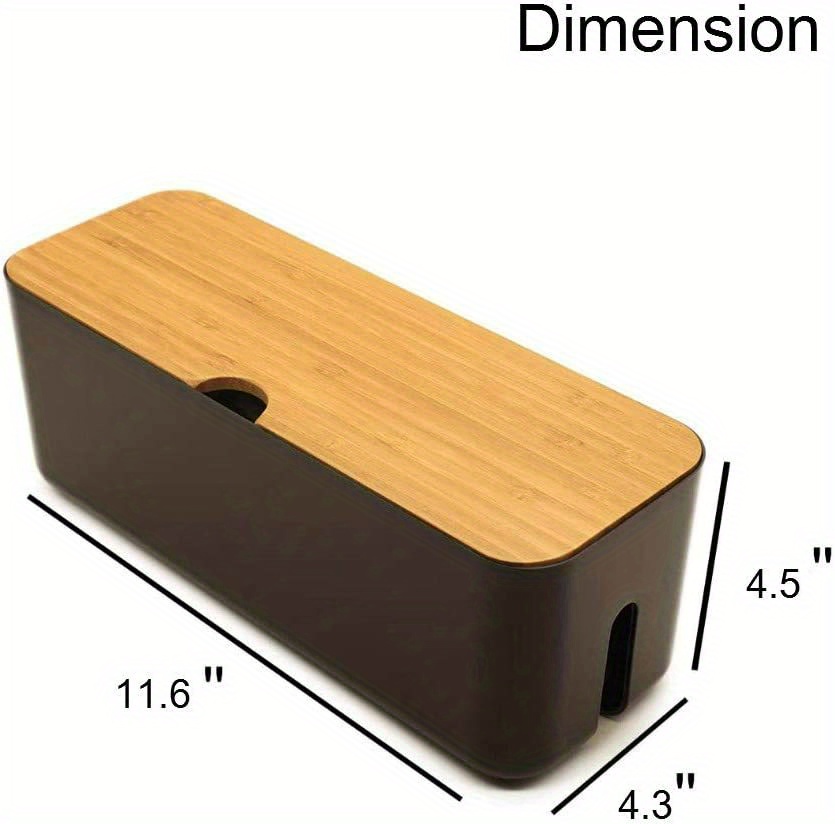 Cord Management Box Organize Hide Power Strips Electrical Temu United