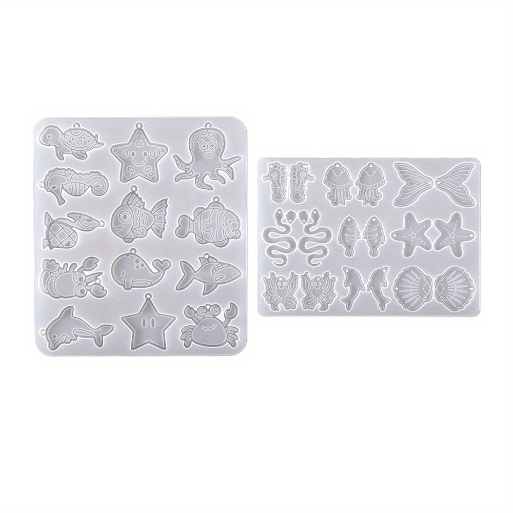 Ocean Theme Resin Earring Jewelry Silicone Mold – Phoenix