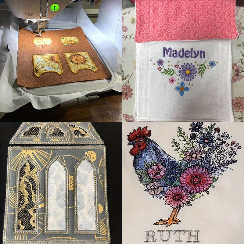 1 Roll 100sheets Tear Away Machine Embroidery Stabilizer Backing Medium