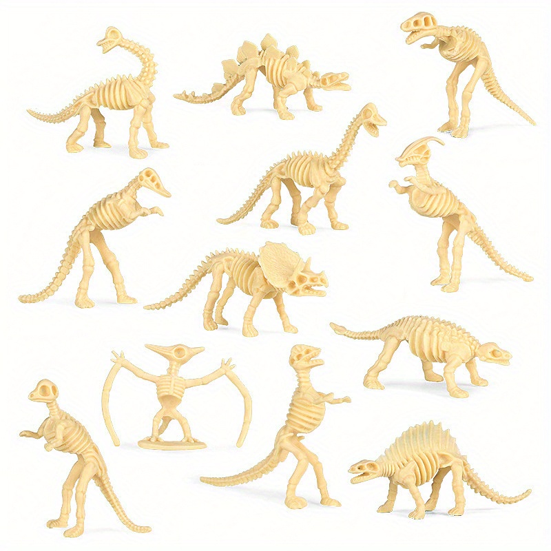 Mini Dinosaur Toys: A Creative Collection Of Fossil Skeleton - Temu