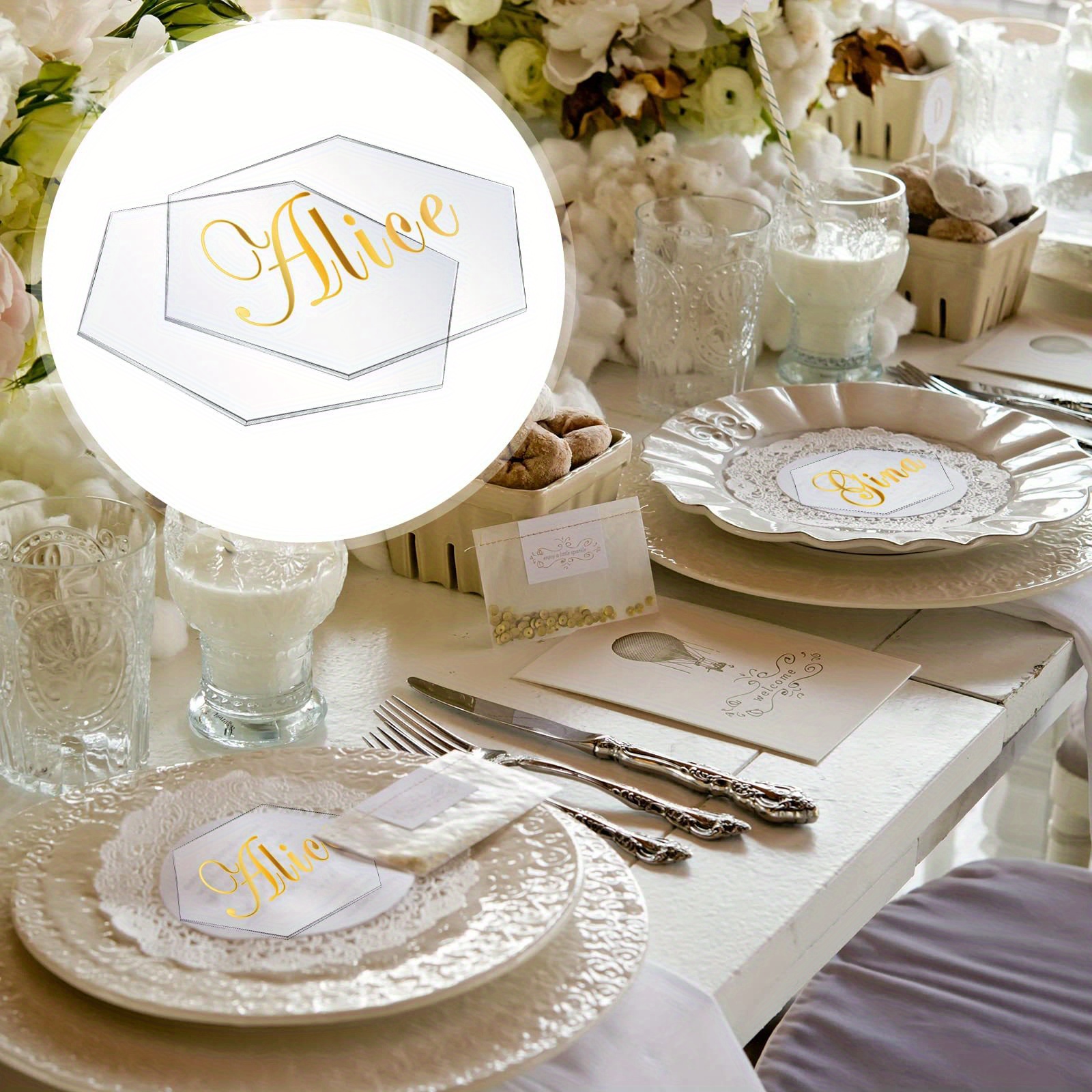 White place cards clearance for weddings