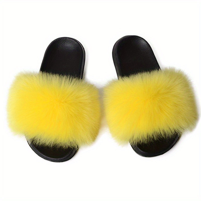 Yellow fox 2024 fur slides