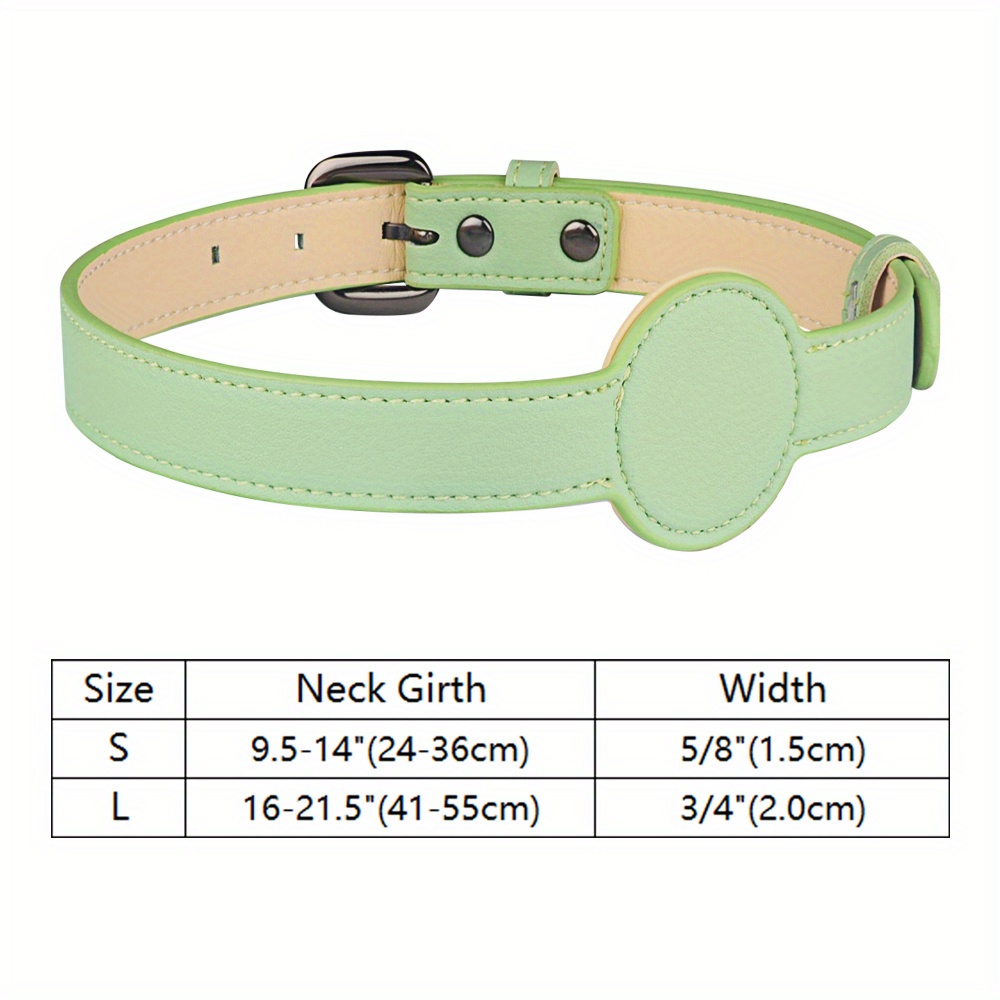 Airuidog Collar Perro Cuero Soporte Airtag Collar Duradero - Temu Chile