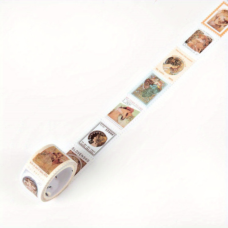 Vintage Washi Tape In A Box, From The Vintage Stamp Series