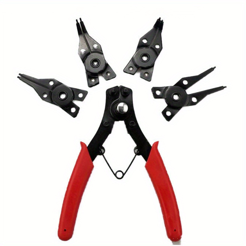 Four in one Multi function Snap Ring Pliers Four head - Temu