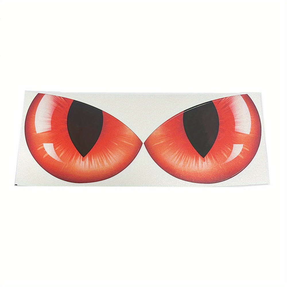Car Stickers 3d Stereo Reflective Cat Eyes Car Sticker Creative