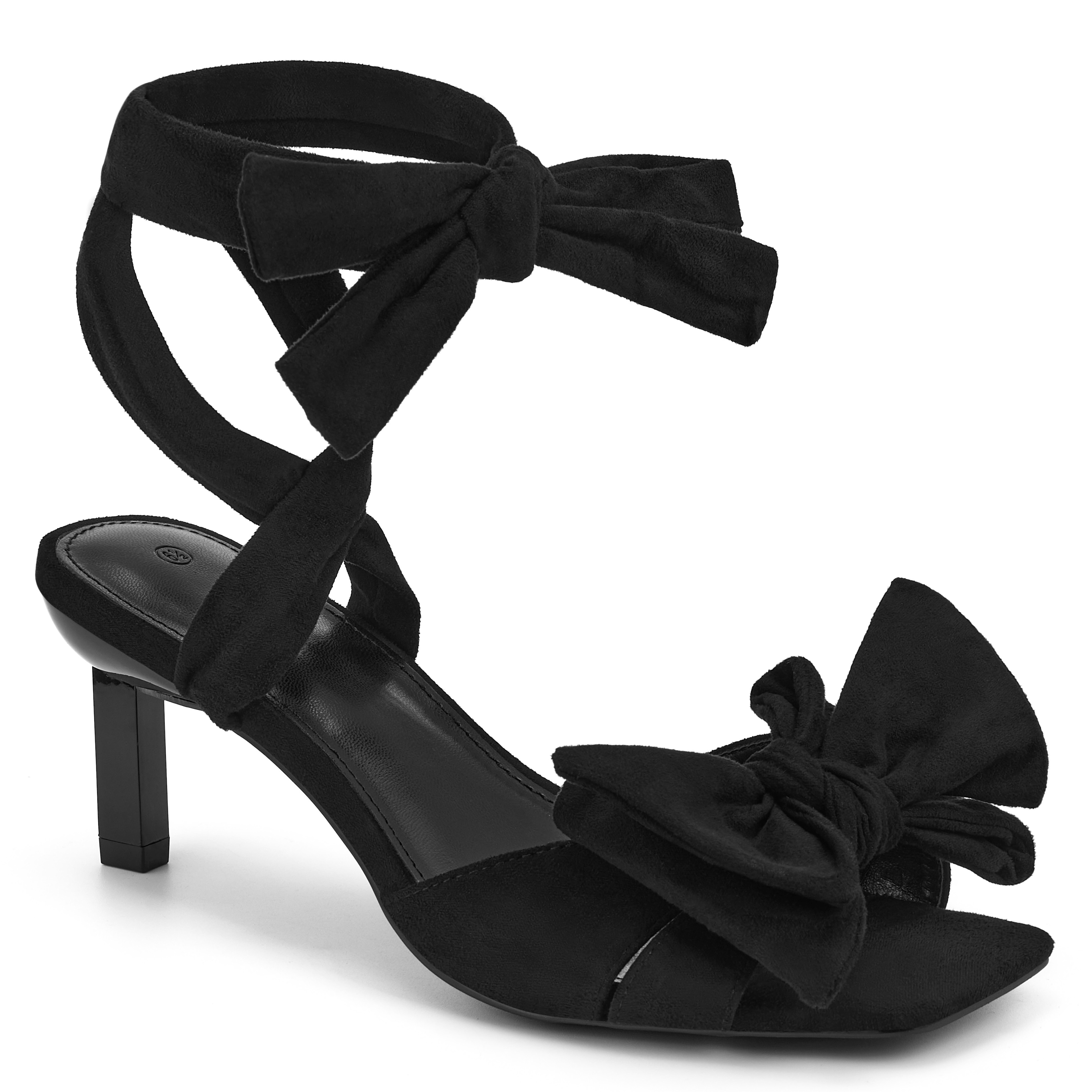 Fashion Ladies Sweet Cute Bow Sandals Med Heel Open Toe Shoes Summer Thick  @ Best Price Online