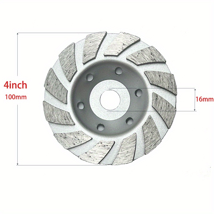 MUELA DE DIAMANTE 125 MM PARA HORMIGÓN Y GRANITO 22,23 MM UN