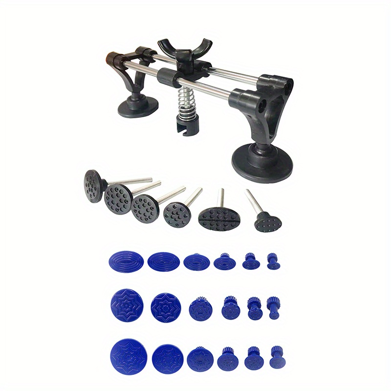 G&S 10-teiliges Karosserie-Reparatur-Set, Werkzeuge zum Ausbeulen und  Dellen-Entfernen ohne Lackierung, Aluminium-Hammer mit auswechselbaren  Spitzen