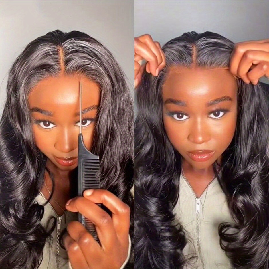 180% Density 4x4 Lace Front Human Hair Wig Body Wave Lace Front