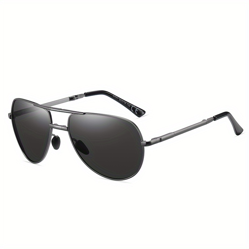 1pc Mens Foldable Photochromic Sunglasses Uv Protection Driving