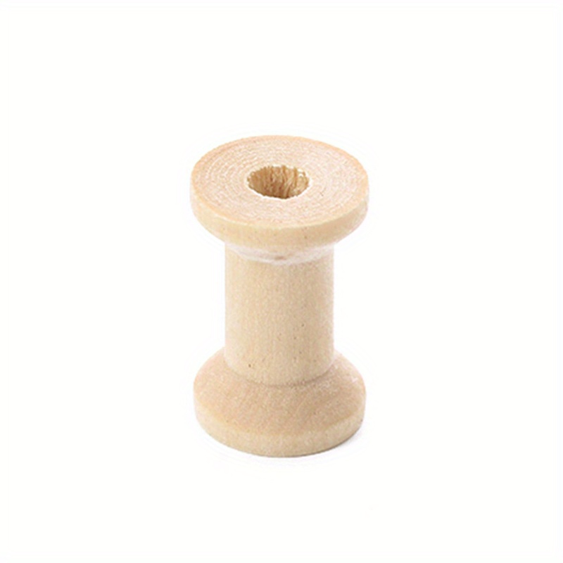 40pcs Wooden Spools For Crafts, Empty Thread Spools For Crafts, Splinter  Free Wood Spools For Embroidery And Sewing Machines