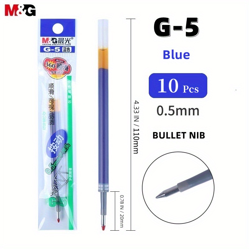 PILOT PEN G2 Retractable Gel Pen 0.5mm - (Black/Blue/Red)