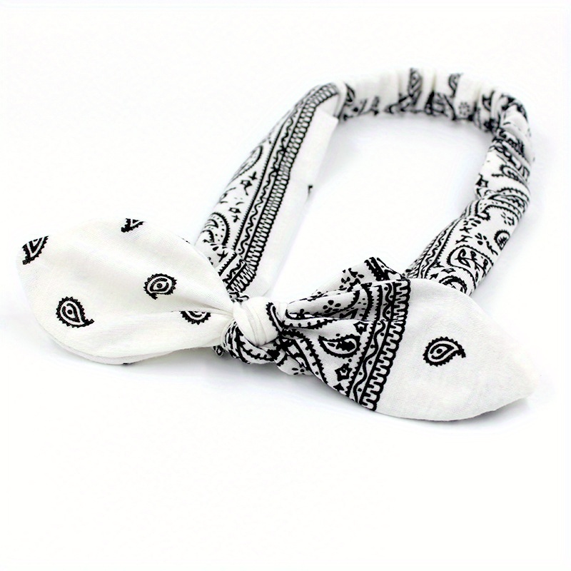 Boho Rabbit Ears Knotted Headband Hair Accessories