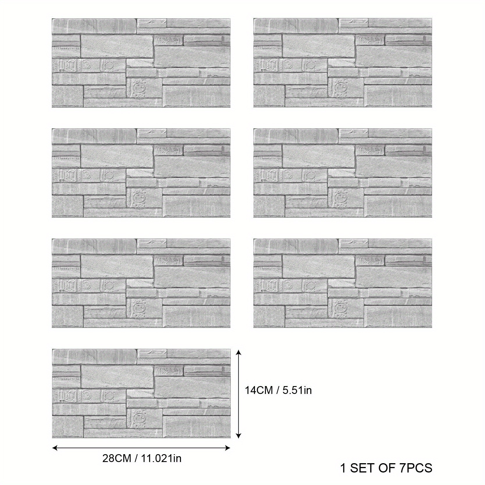 Tile Wall Sticker Retro Peel Stick Tile Sticker Self Temu