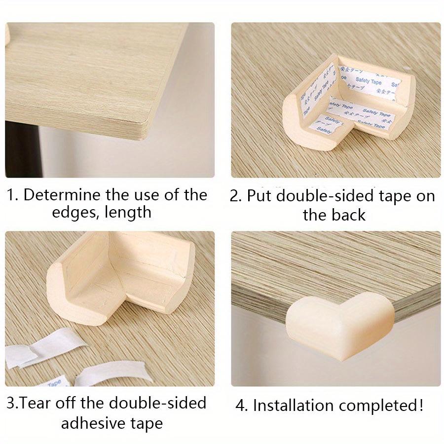 Table & Chair Corner Edge Protectors - Anti-collision Head Protection &  Safety Guard For Furniture Edge. - Temu