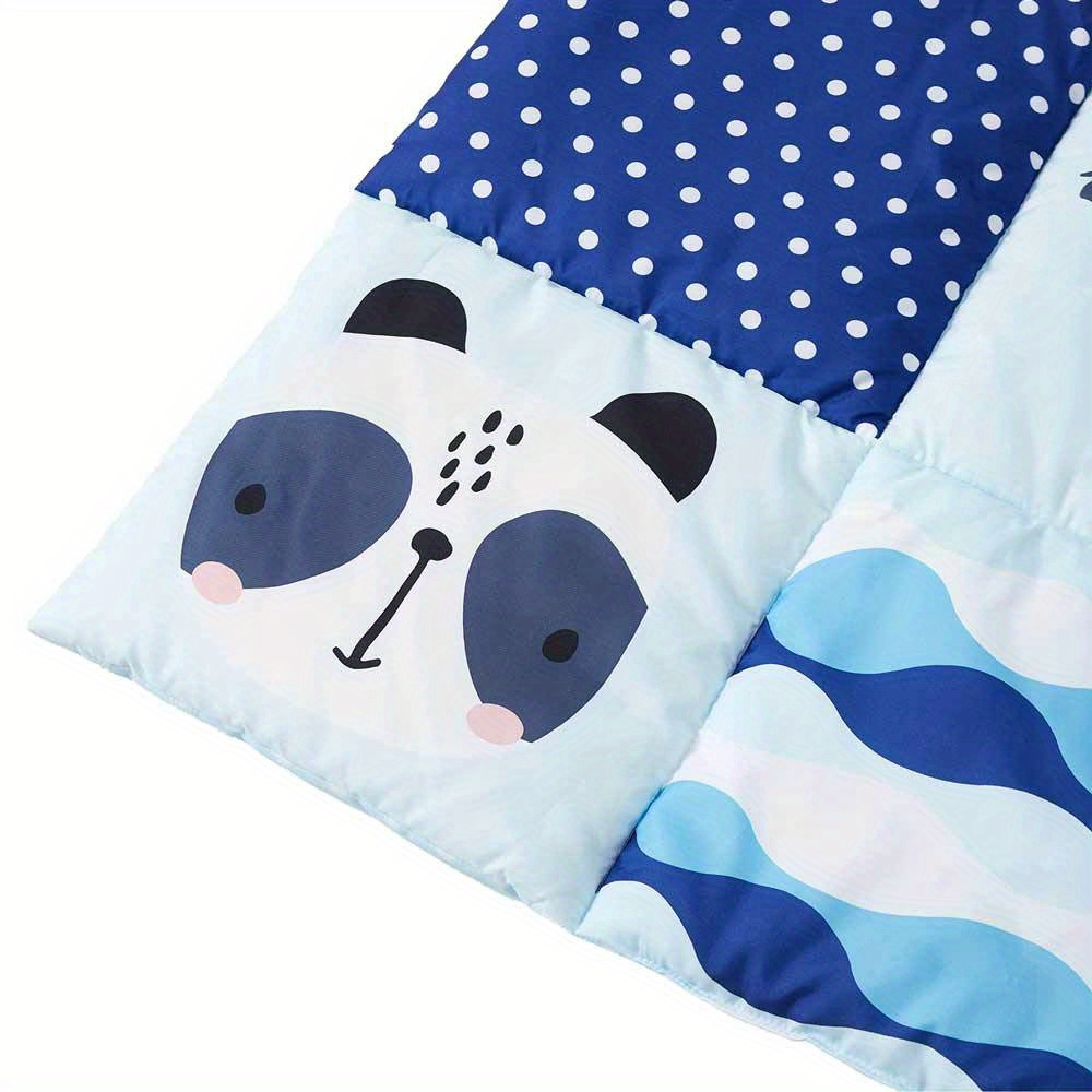 soft   toddler blanket   boys girls   quilt cot comforter crib baby quilts square animal nursery bedding throw blanket 84x107cm details 2