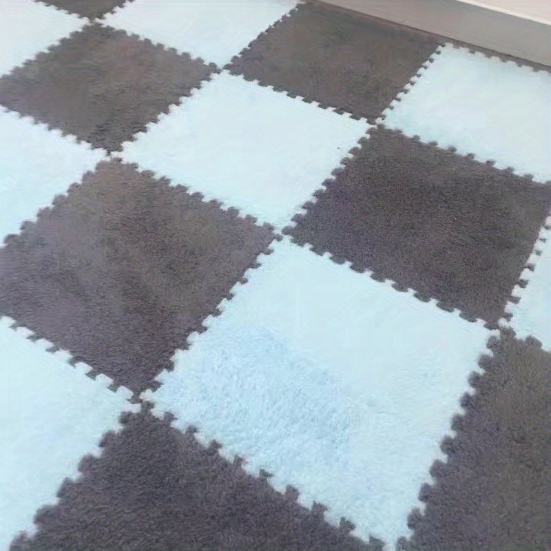 12 Interlocking Foam Floor Mats Washable Carpet For The - Temu