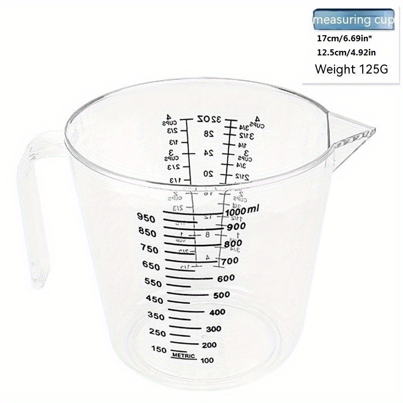 Measuring Cup, Pet Liquid Measuring Cups, Kitchen Liquid Measuring Cups,  Multifunction Measuring Cup For Baking Cooking, Essential Kitchen Tools,  Kitchen Stuff, Cheap Stuff, - Temu