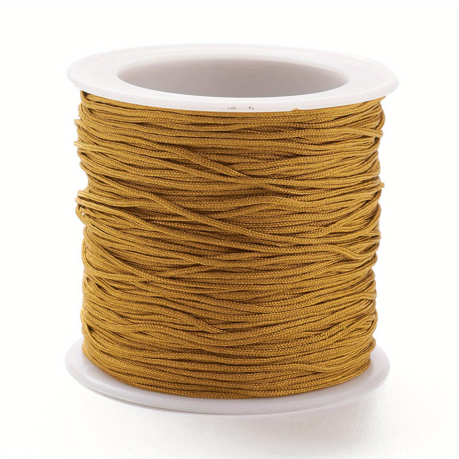 Maine Thread, Braided Waxed Cord, 70 yard spool, Black 