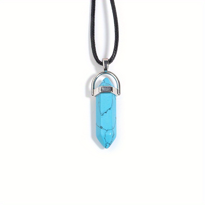 Collier Avec Pendentif En Pierre De Cristal Dénergie Fait À La Main, Mini  Bouteille En Verre, Pour Femmes Et Hommes Amoureux, Bijoux Porte Bonheur  Avec Chaîne En Corde Du 0,94 €