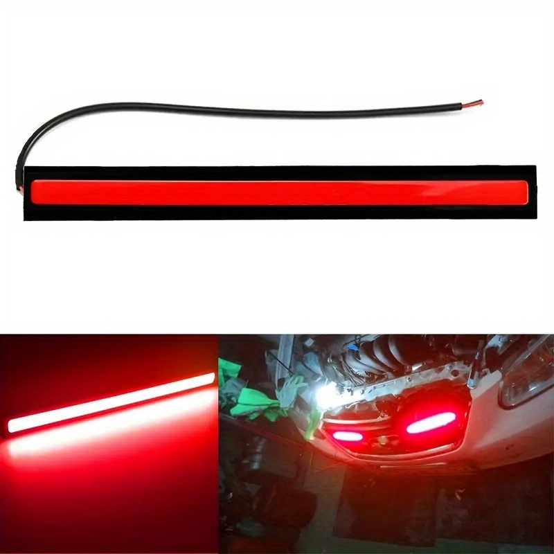 2PC Universal 17cm/6.69in Car Led Light Bar Strip Cob Daytime Running  External Lights Auto Waterproof Car Styling DRL Barra Led Lamp 12V