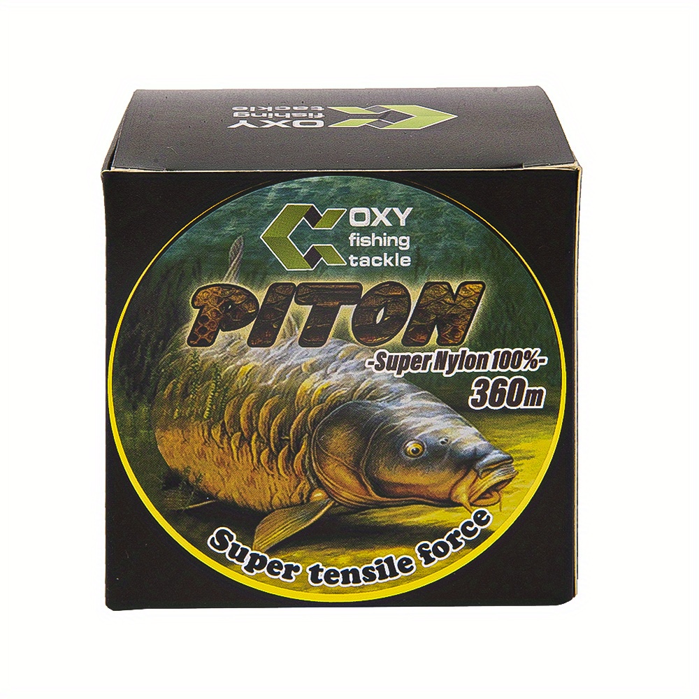 OXY NT50 Fishing Line - Strong Monofilament Nylon String Cord for Clear  Fluorocarbon Fishing, White - Enhanced Durability and Sensitivity