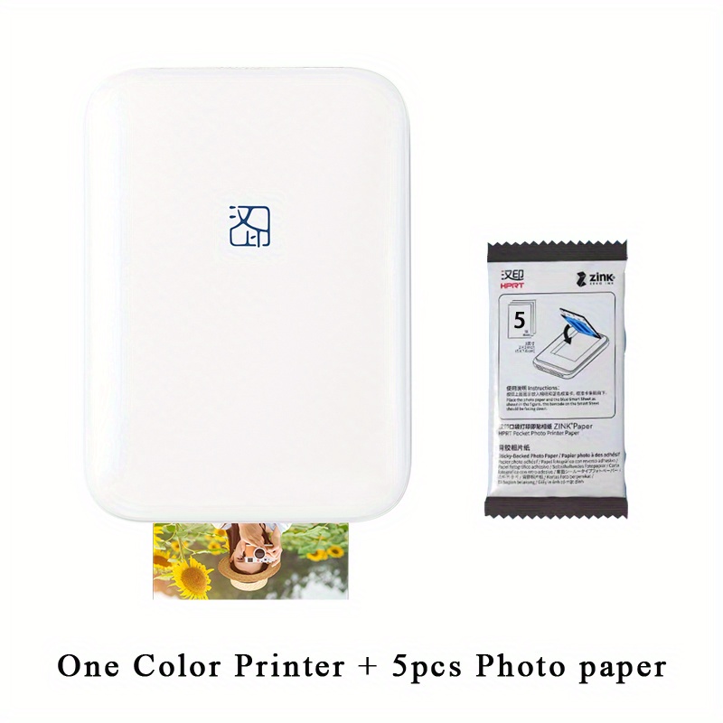 Mini Color Printer 300dpi Portable Photo Mini Picture Printer Pocket Diy  Share 550mah Zink Photo Printer - Printers - AliExpress