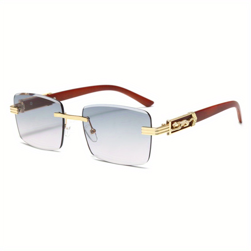 Vintage Sunglasses Edgeless Cut Edge Sunglasses