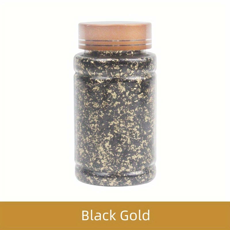 FOIL FLAKE Color Black & Gold/Jar