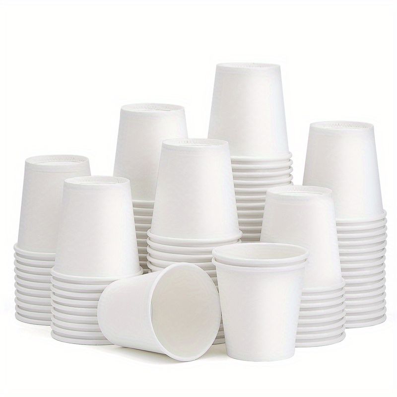 Paquete de 100 vasos de papel de 16 onzas para bebidas de chocolate  frío/caliente, vasos desechables…Ver más Paquete de 100 vasos de papel de  16 onzas