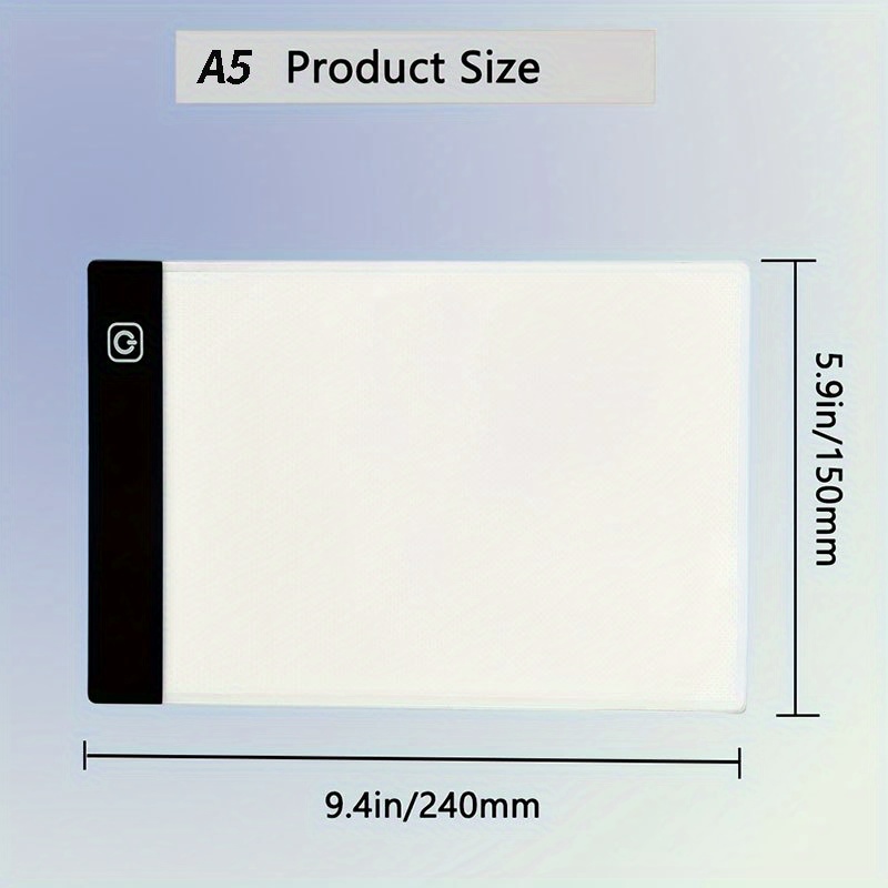 USB Powered LED Tracing Pad 5.9in x 9.4in 