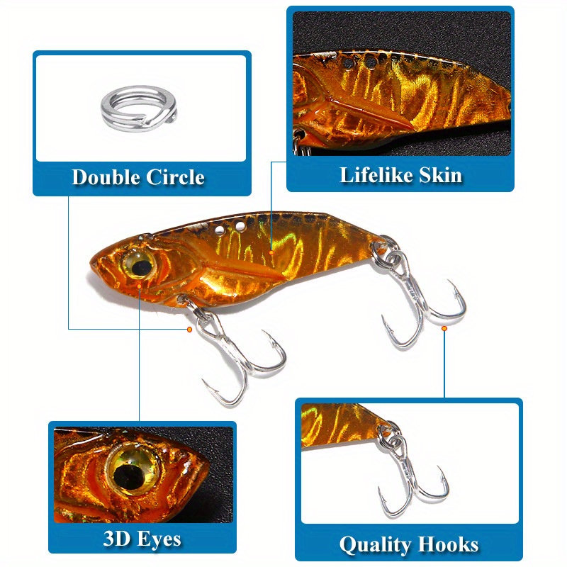 PROBEROS 3pcs/box 10cm/15.5g Multi-Jointed Fishing Lures,Realistic 7-Segment Swimbait,for Freshwater And Saltwater,bionic Bait