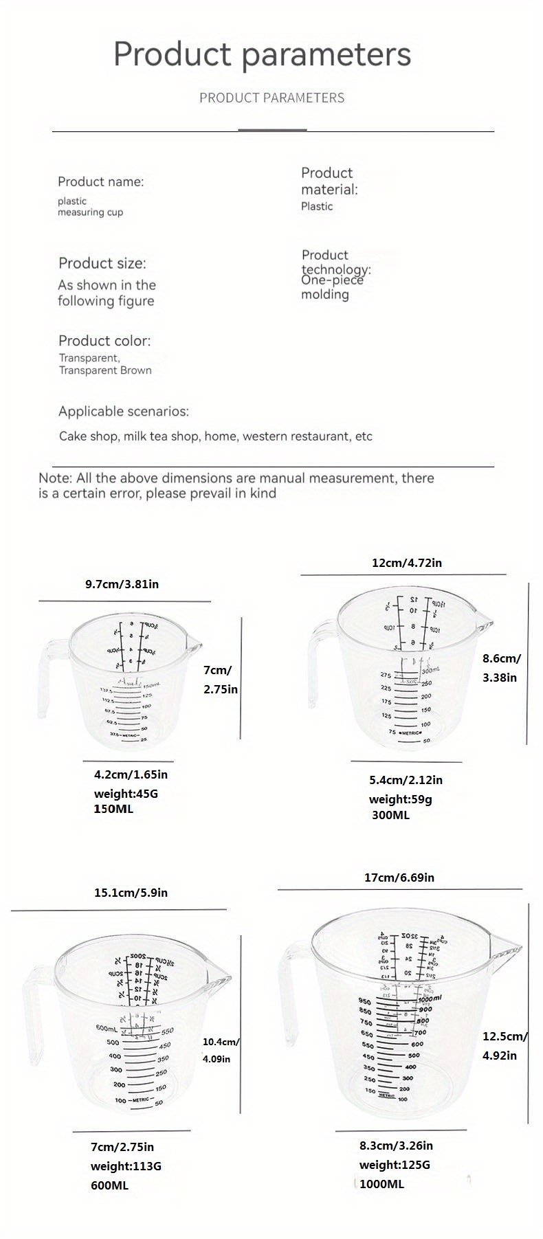 Liquid Measuring Cups  Liquid measuring cup, Measuring cups, Measurement  worksheets