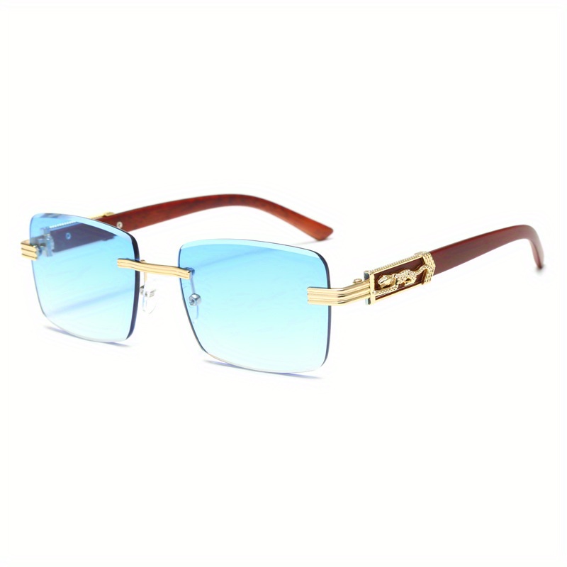 Vintage Sunglasses Edgeless Cut Edge Sunglasses