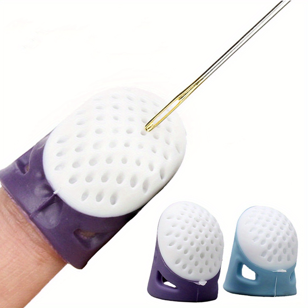 Thimbles for hand sewing projects protecting fingers, Ergonomic
