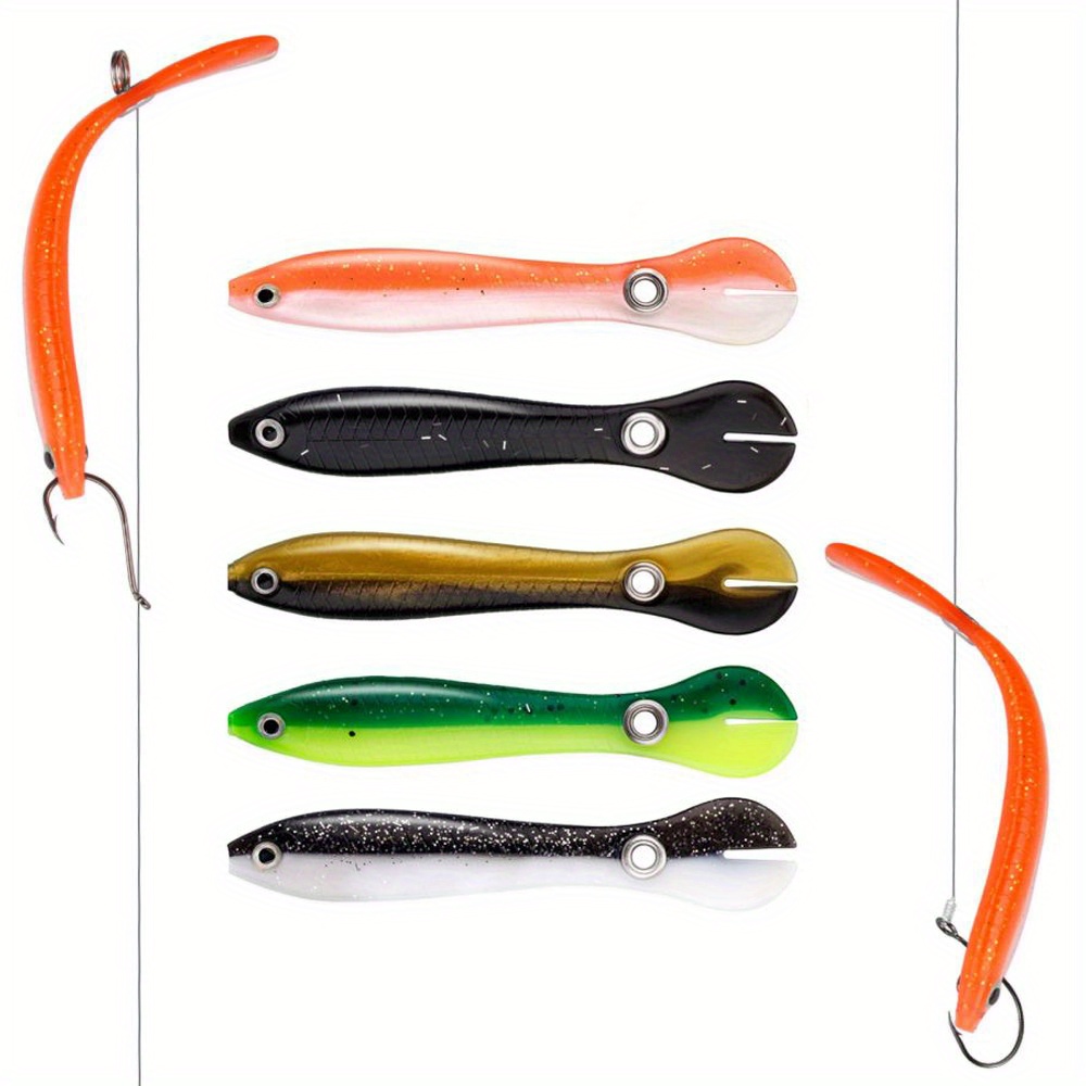 LENPABY Soft Bionic Fishing Lure,5 Pcs Fishing Lures, Bass Lures Fishing  Stuff Simulation Loach Soft Bait, Slow Sinking Bionic Swimming Lures, Mock  Lure Can Bounce,for Saltwater & Freshwater : : Sports, Fitness