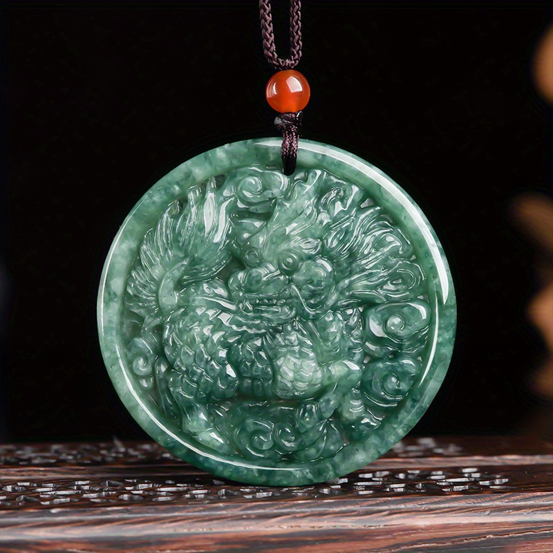 Fortune Qilin Jade Real Pendent A Certified Burma Jadeite - Temu