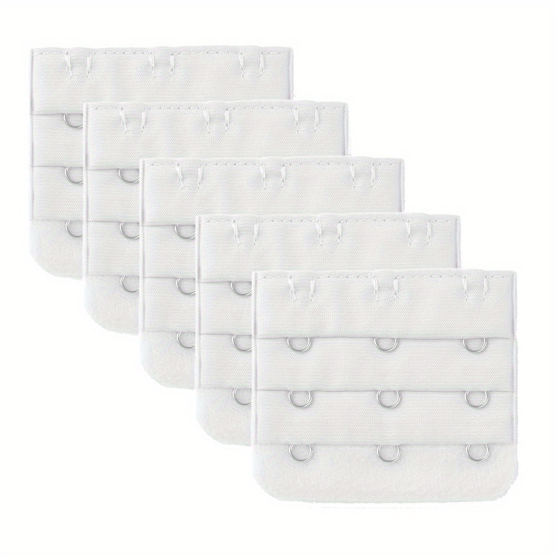5pcs Adjustable Elastic Bra Extenders for Women's Lingerie