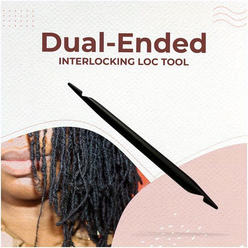 Lingouzi 2pc Dual-Ended Metal Dreadlock Crochet Needle Tool for Locs Hair  Styling Dreads Dual-Ended Dreadlock Crochet Needle Sisterlock Retightening