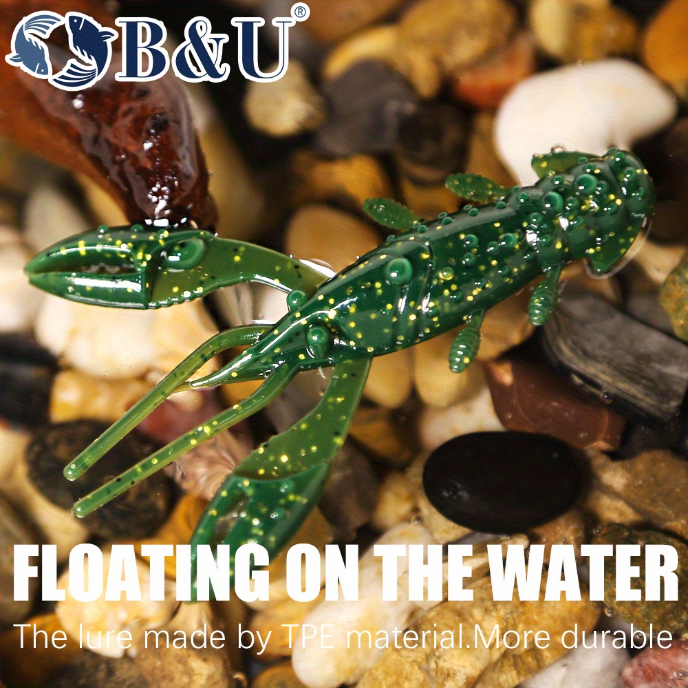 B&U 80mm Floating Soft Baits Rock