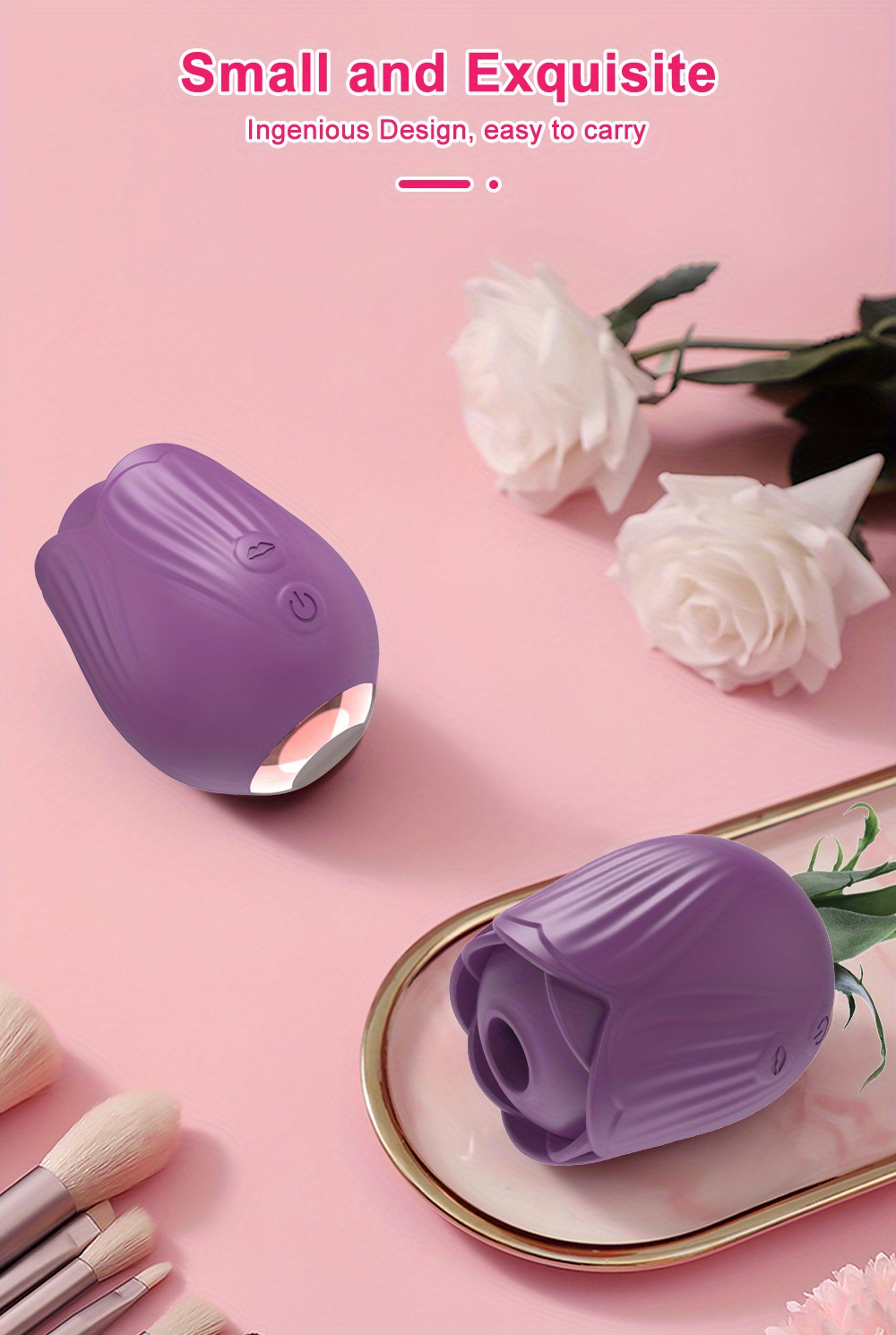 Excite Yourself: Rose Toy Vibrator For Women Mini Tongue - Temu