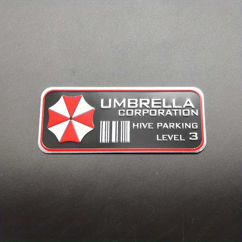 2× CAR AUTO sticker decal Umbrella Corp. Resident Evil Door