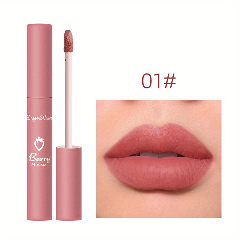 12 Colors Matte Velvet Lip Glaze Long Lasting Smudge Proof Not ...