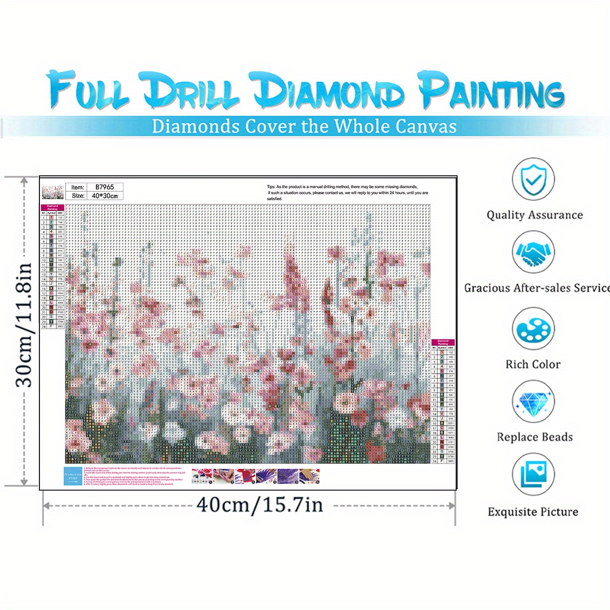 Diamond Painting Kits For Adults Diy Paint By Numbers For - Temu